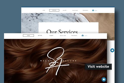 Salon Allure website