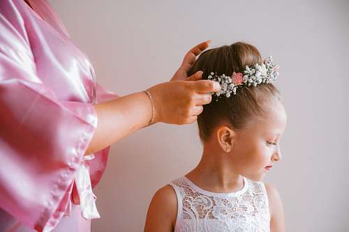 Bride Getting Ready