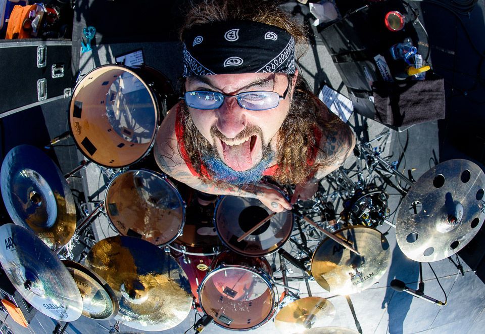 Mike Portnoy Drummer Aerial View - Photography by Igor RockXposure