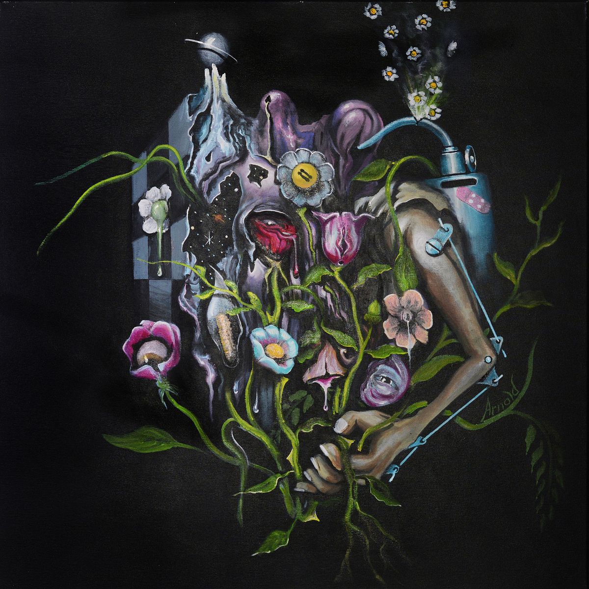 Camouflage &ndash; best surrealist artwork by Dutch artist Arnold Janssen