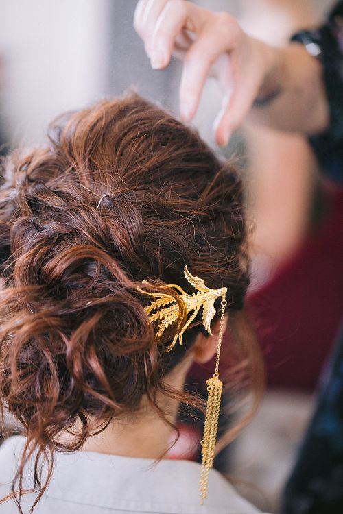 Bride Getting Ready