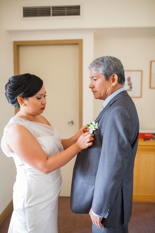 Bride Getting Ready