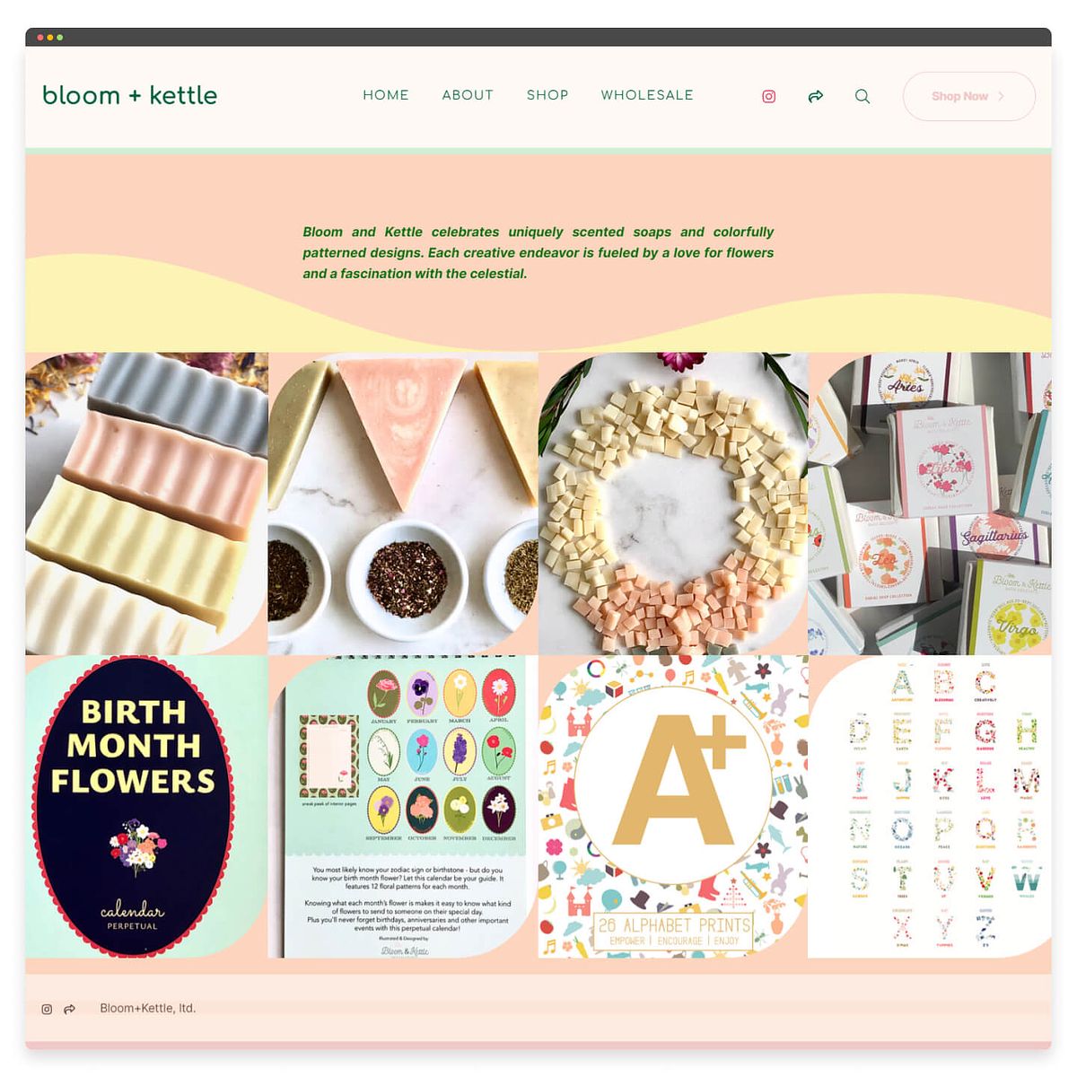 Diseño de sitio web de tienda en línea