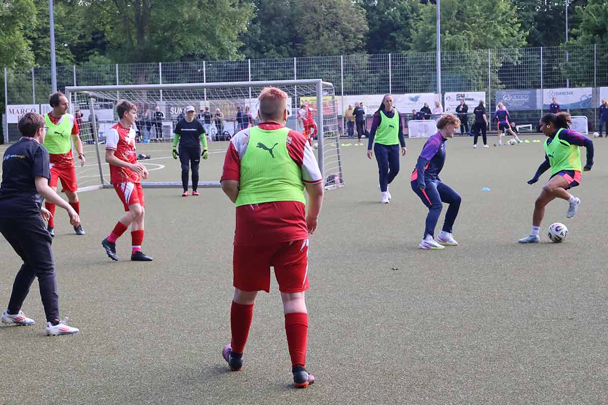Die meiste Stimmung kam hier beim Spiel auf.