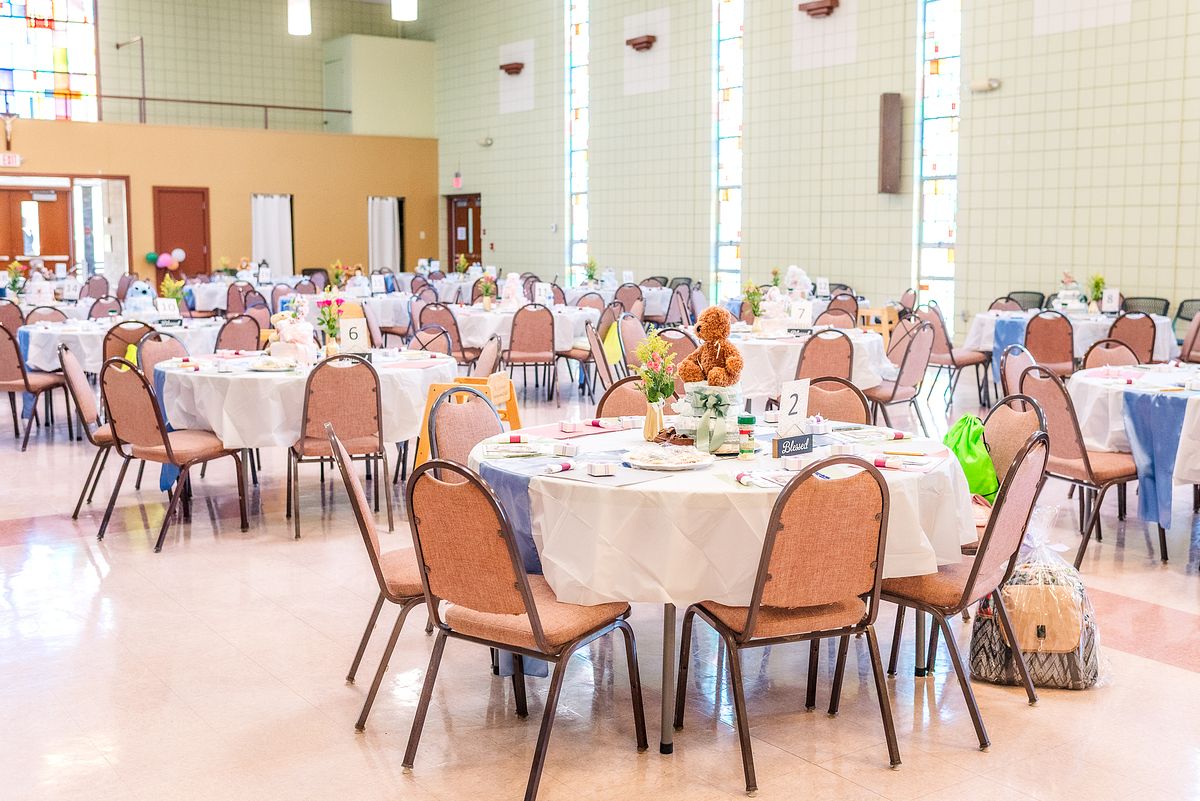 Oldenski Hall of St Ferdinand Community Baby Shower by Cranberry Township, PA newborn photographer