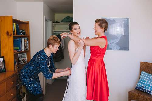 Bride Getting Ready