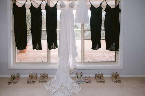Bride Getting Ready