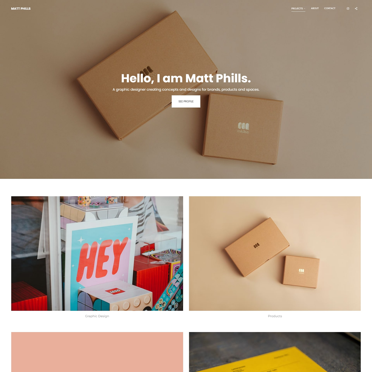 Aperture Personal website Template