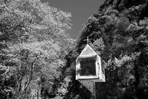 Miniaturkapelle im Rost