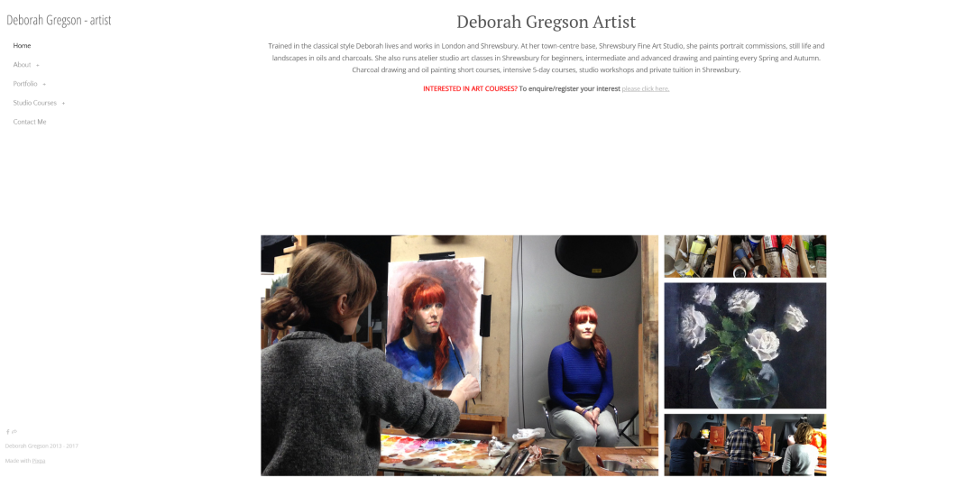 Portfolio de Deborah Gregson, artiste peintre