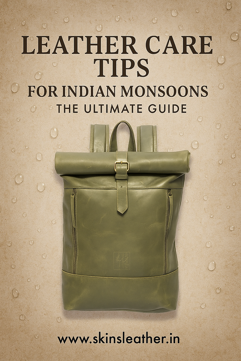 Leather Care Tips for Indian Monsoons: The Ultimate Guide