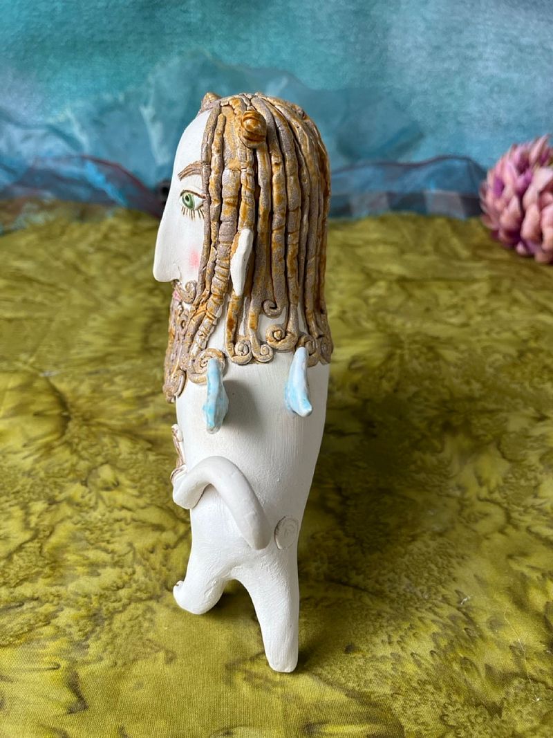 Lammasu, winged lion. Original mini-sculpture