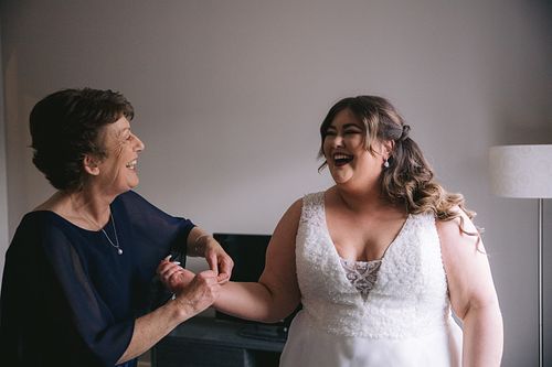 Bride Getting Ready