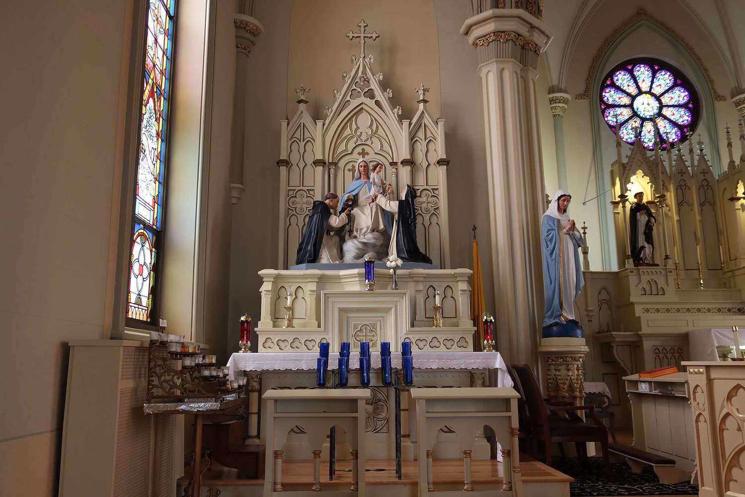 Our Lady of the Rosary Statue Restoration