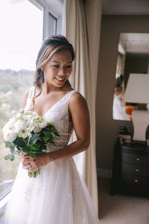 Bride Getting Ready