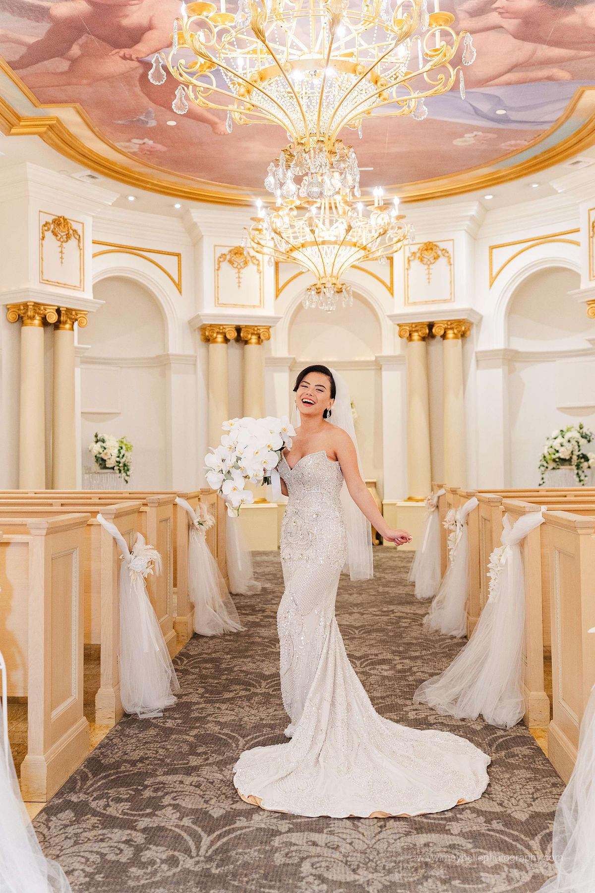 Wedding/Elopement at La Chapelle Royale at Paris Hotel, Las Vegas Nevada