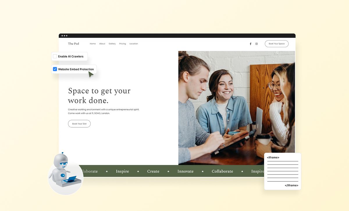 New security features for your website