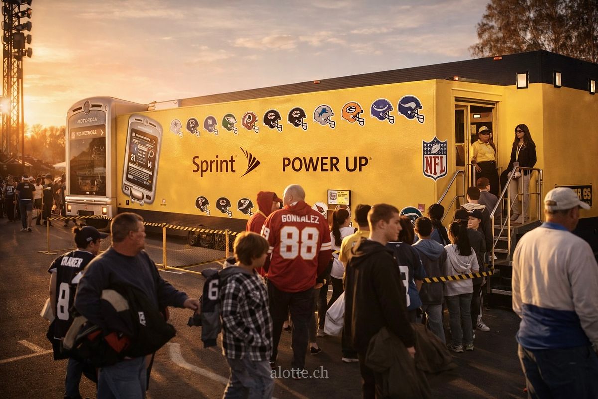 GenAI upgrade of image of Sprint NFL Fan Experience Tour | Jack Morton Martin Potter