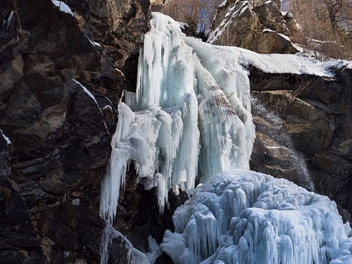 Wasserfall in Saas-Balen