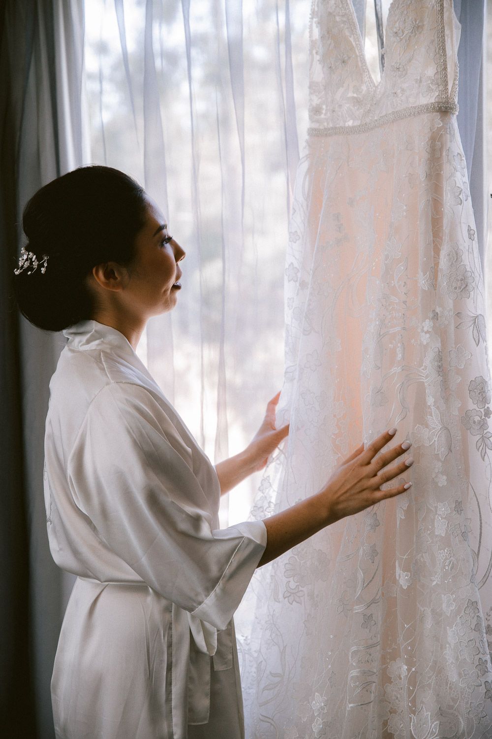 Bride Getting Ready