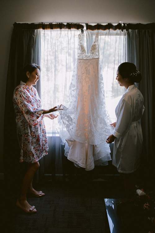 Bride Getting Ready