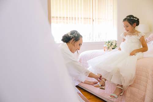Bride Getting Ready