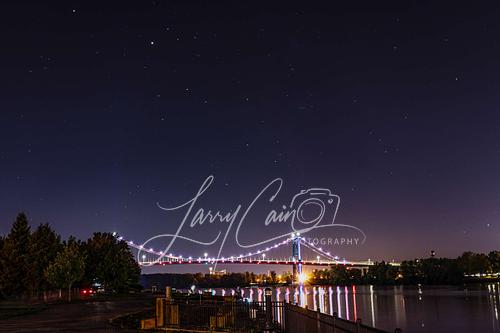 Stars over Anthony Wayne Bridge