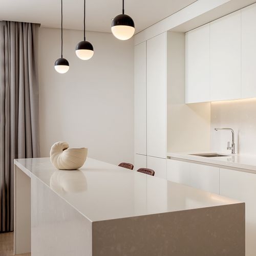 cozinha contempor&acirc;nea, fotografia de interiores, design de interiores premium, hotelaria