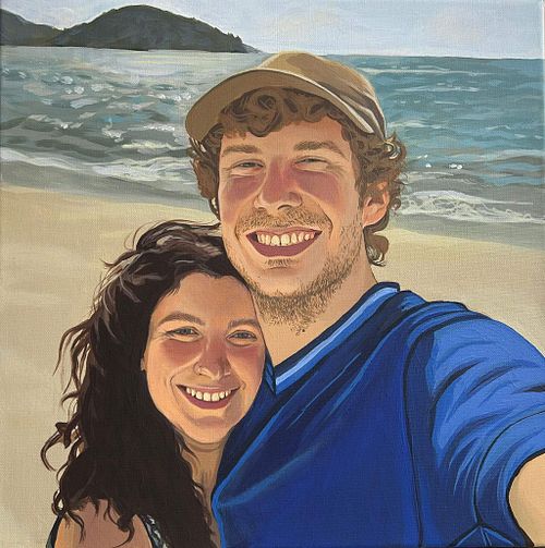 Două persoane/animale