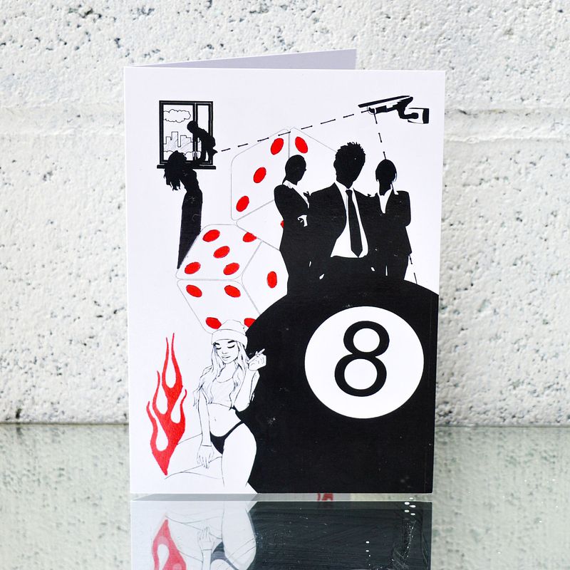 Mafia Birthday Card
