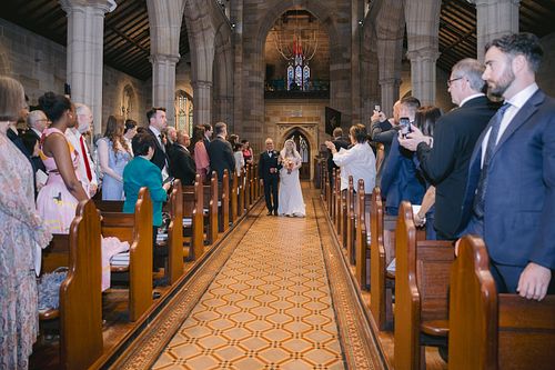 Church Wedding Ceremony at St Philip's Anglican Church