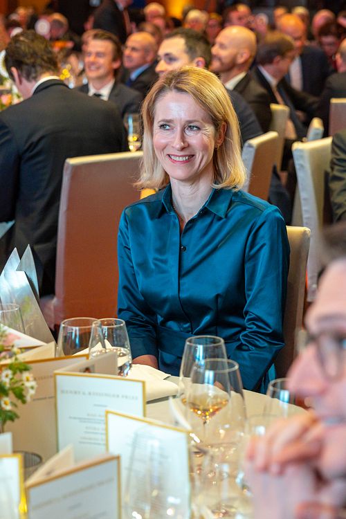 Kaja Kallas at the gala dinner at the Axica Convention Centre.