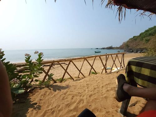 Our flagship retreat beach and ‘private’ bathing cove just outside the vedic heritage town of Gokarna!