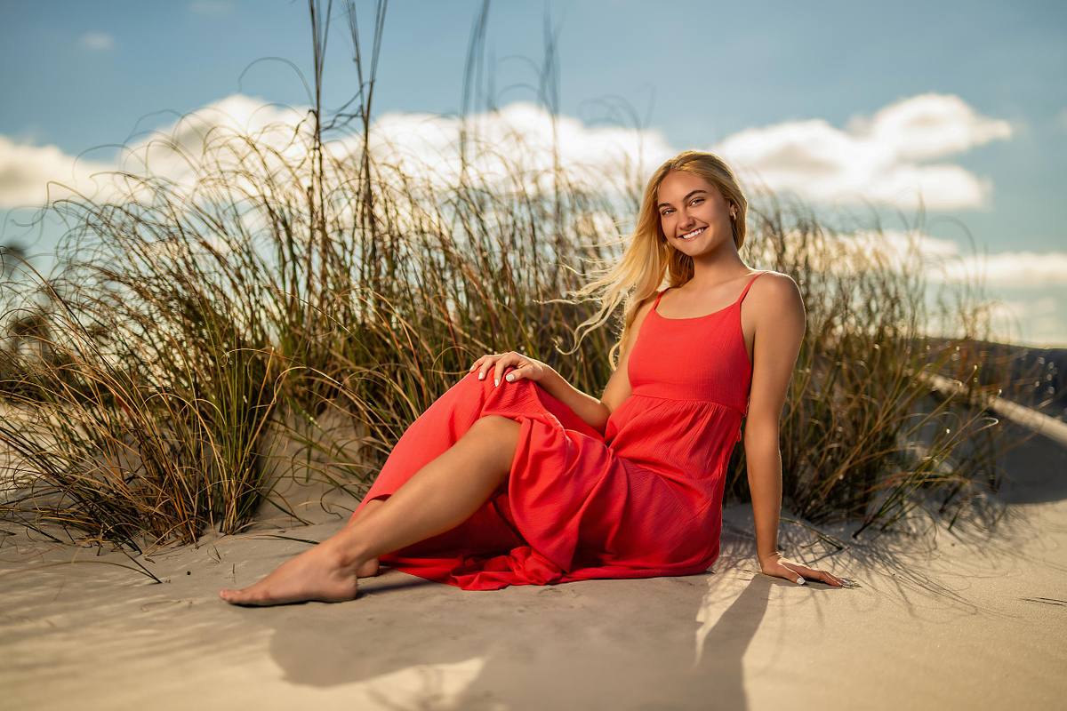 Luxury outdoor portrait