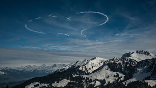 Blick auf die Voralpen