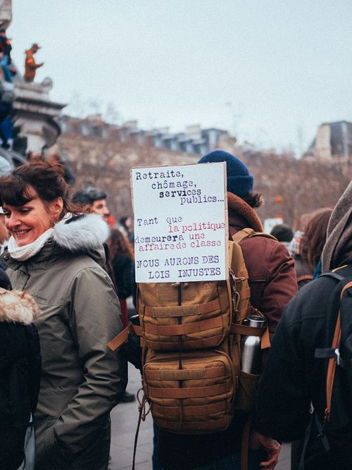 Manifestation contre la réforme des retraites