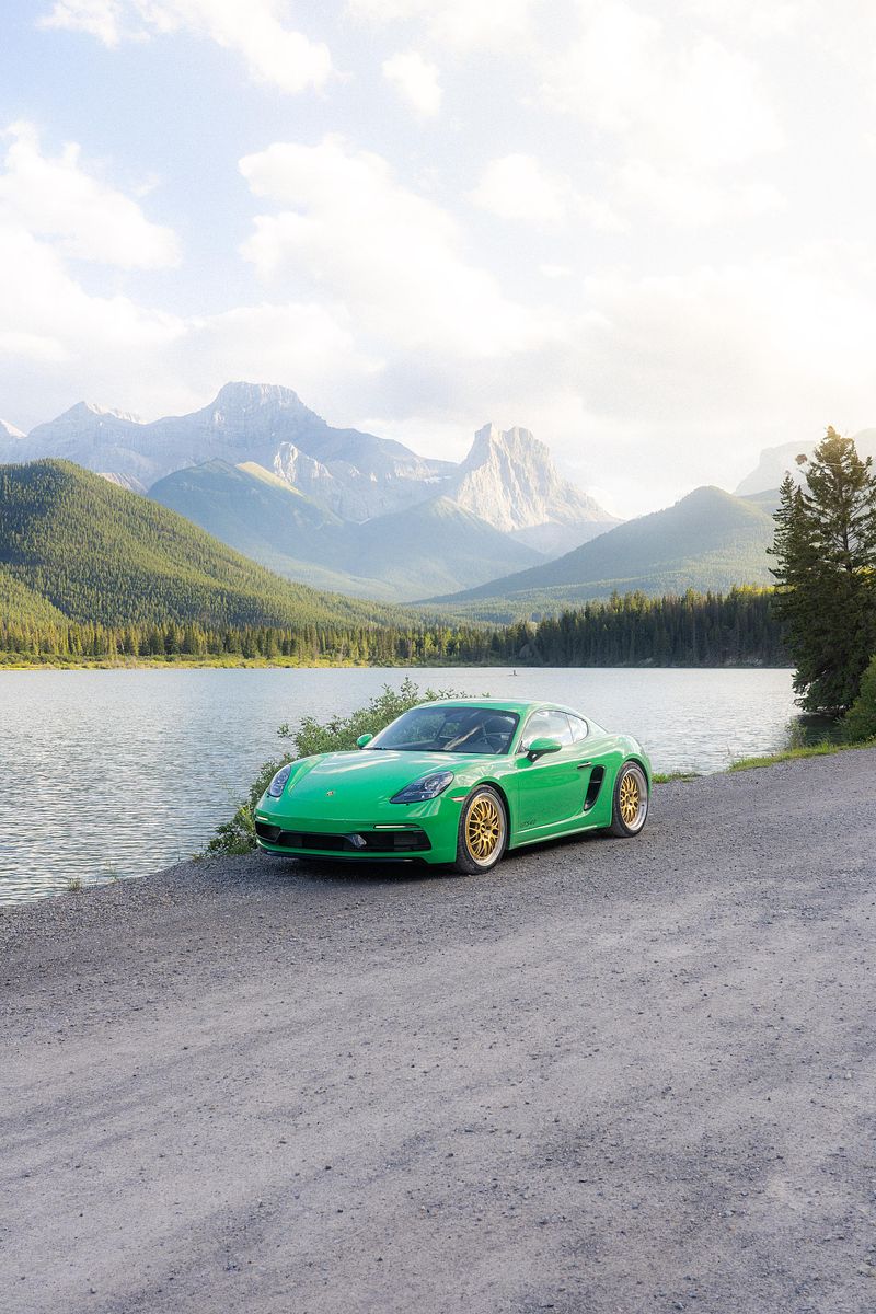 Capturing the Perfect Drive: A Porsche Cayman in the Rockies