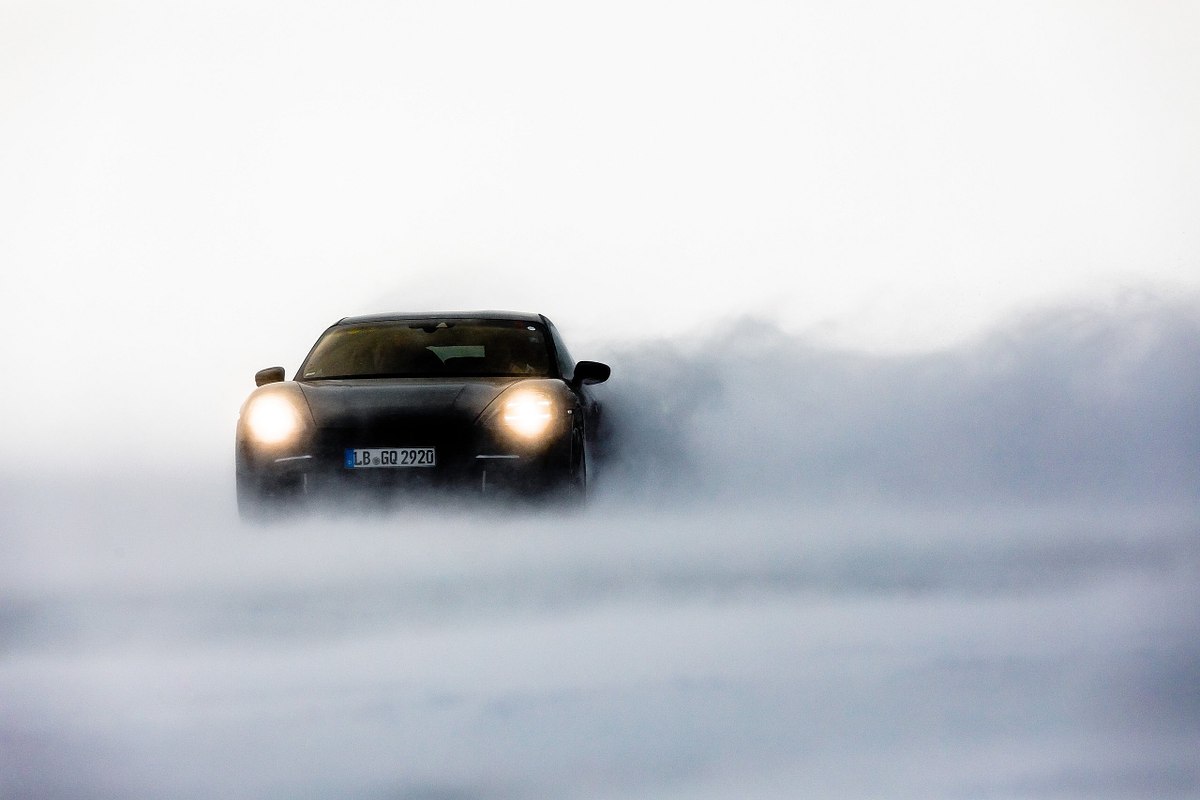 Erprobung Porsche Taycan
