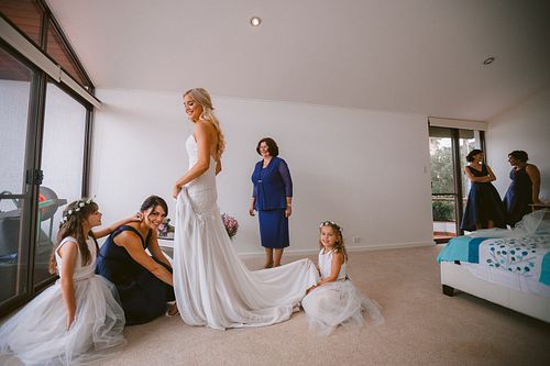Bride Getting Ready