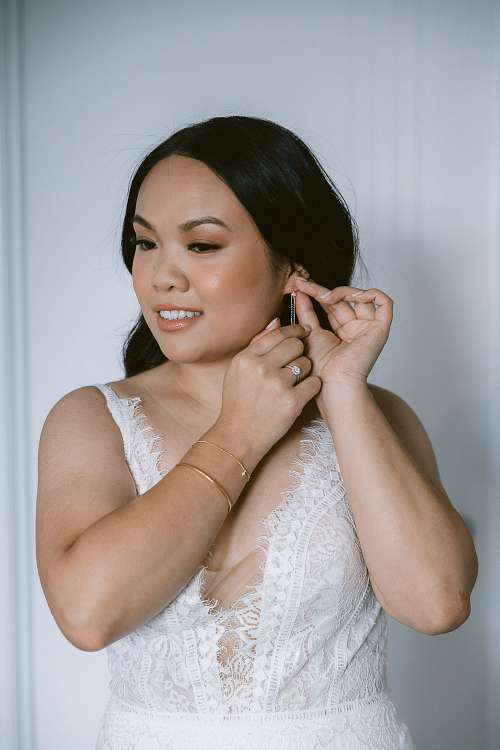 Bride Getting Ready