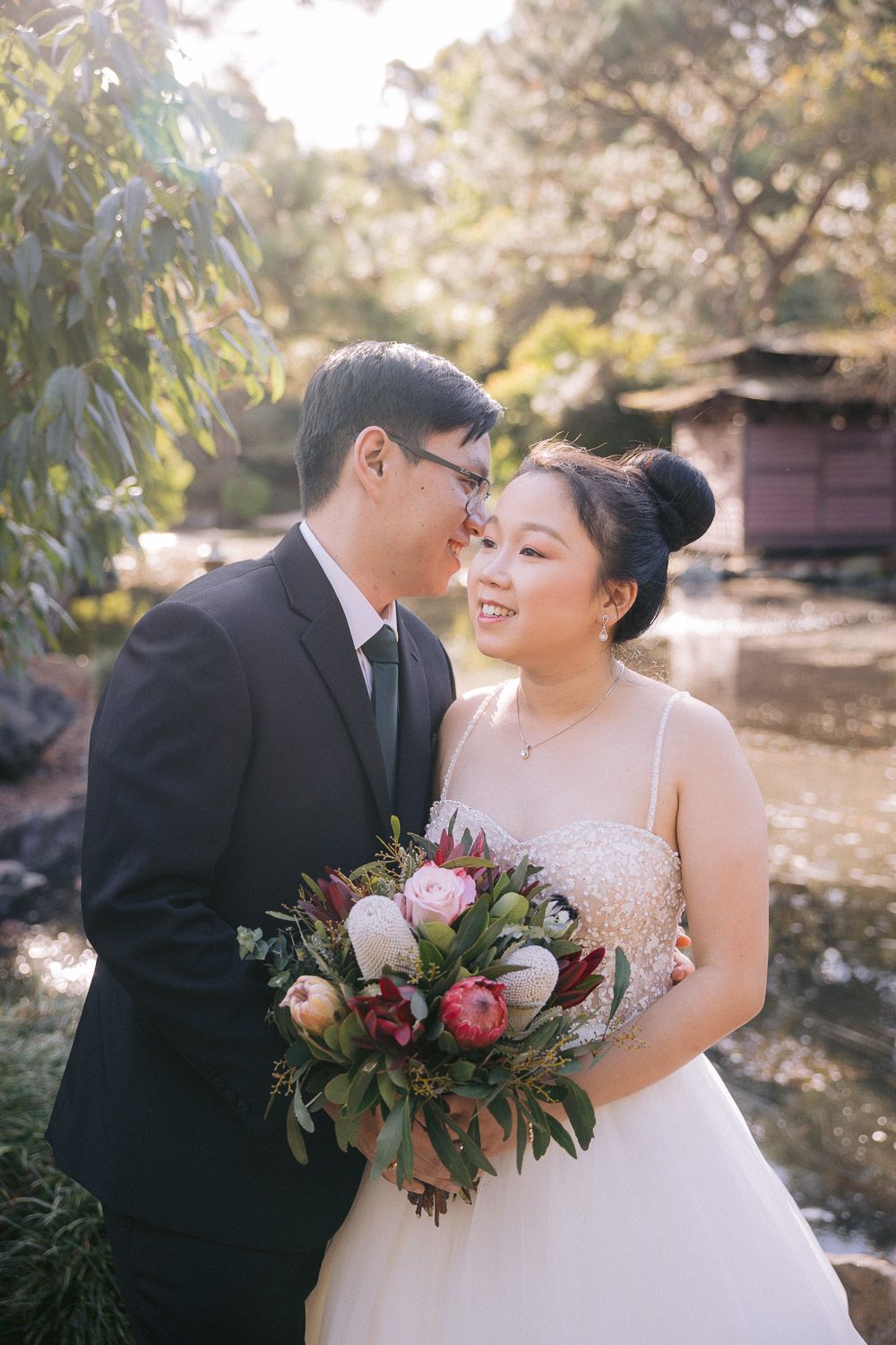 Wedding Photo at Japanese Garden