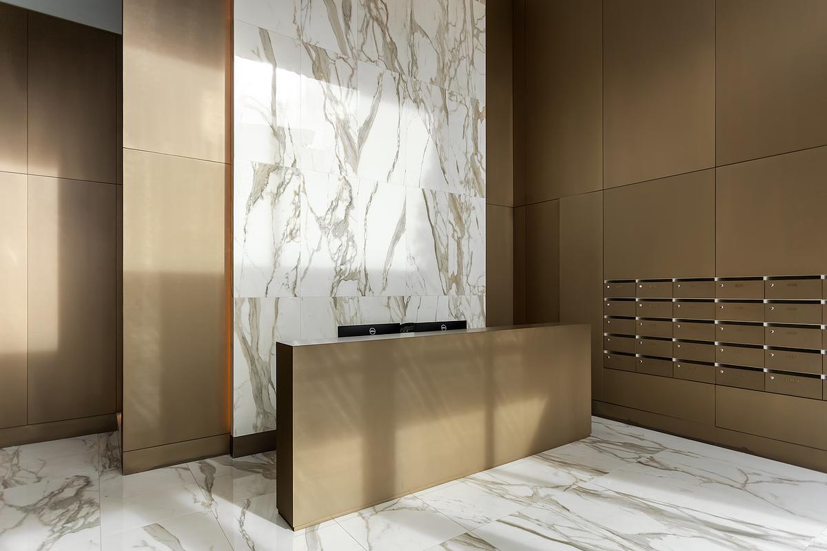 Entrada do condom&iacute;nio Legacy Residences Cascais