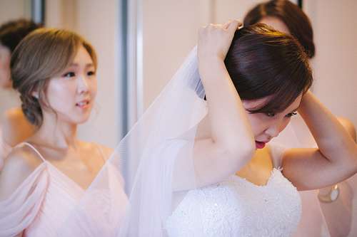 Bride Getting Ready