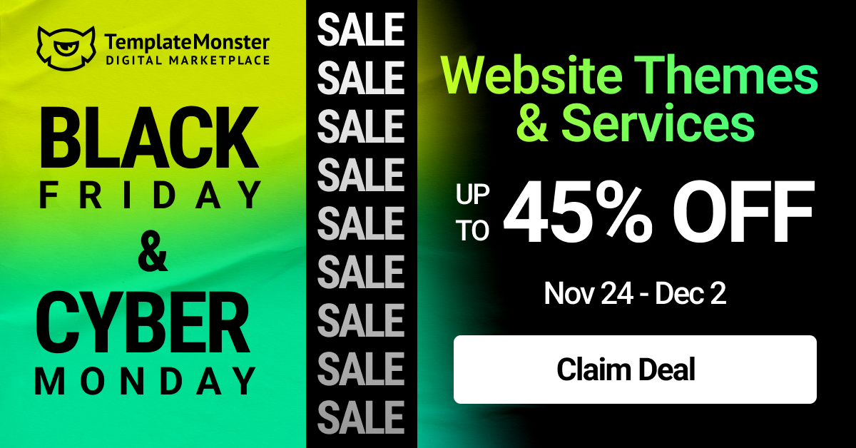 Template Monster Black Friday