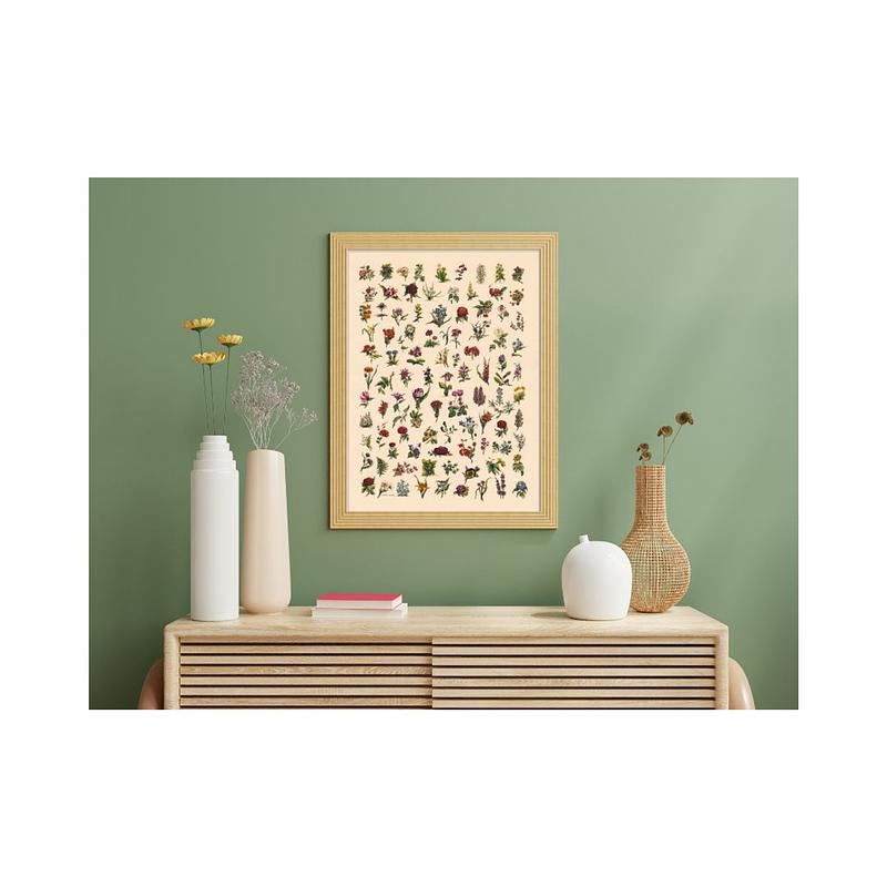 Ditsy Vintage Floral Art in Watercolour and Pen