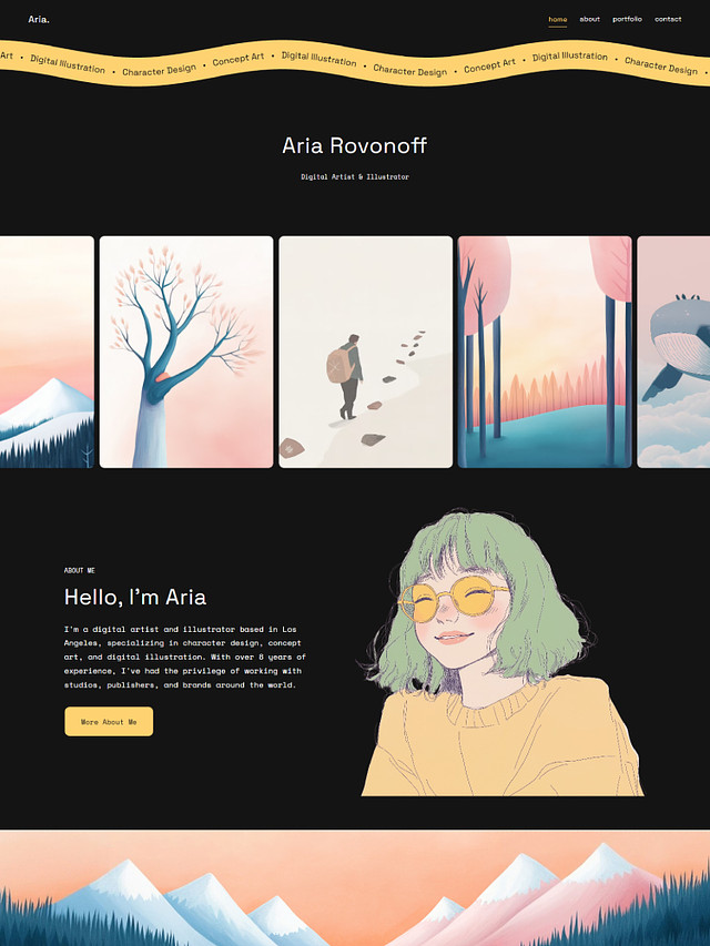 Petal - Pixpa Portfolio Website Templates