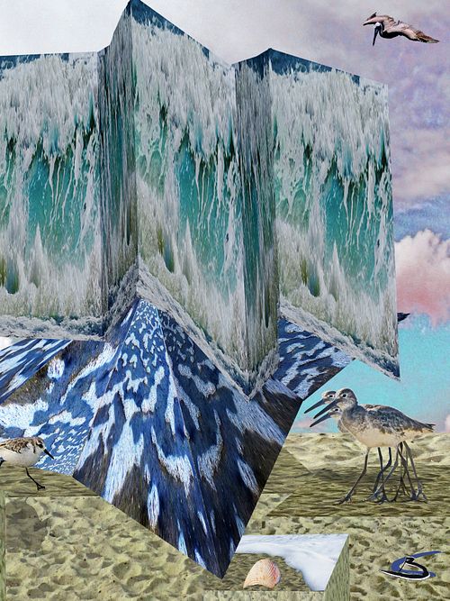 High Vs Low Tide abstract