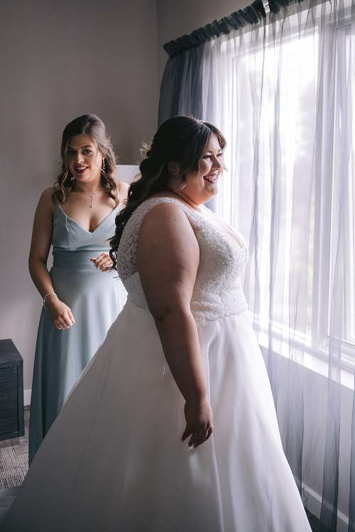 Bride Getting Ready