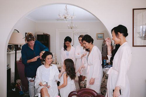 Bride Getting Ready
