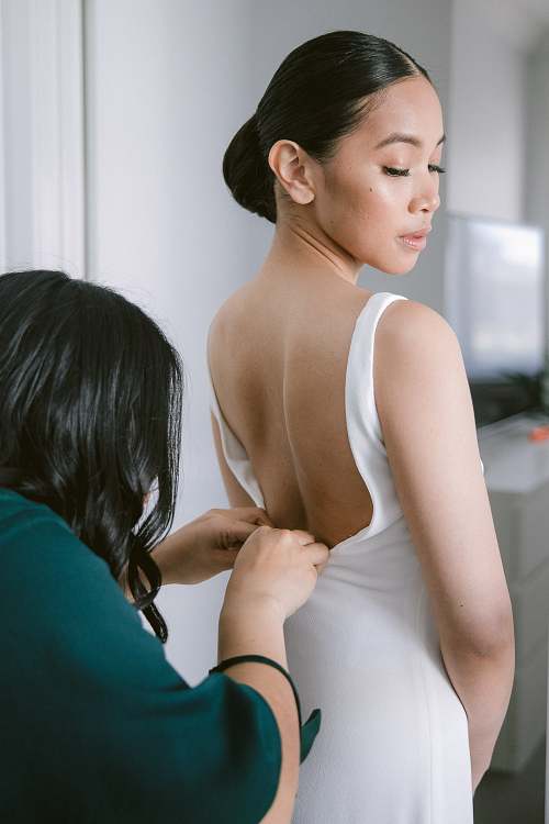 Bride Getting Ready